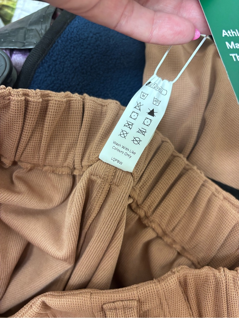 NWT Halara Flex High Waisted Pocket Wide Leg Waffle Work Pant - Picture 2 of 11